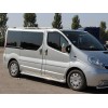 Renault Trafic 2001-2015 Боковые пороги Premium (2 шт., нерж.) 60 мм, короткая база - 49167-11