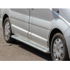 Renault Trafic 2001-2015 Боковые пороги Premium (2 шт., нерж.) 60 мм, короткая база - 49167-11