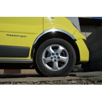 Renault Trafic 2001-2015 Накладки на колесные арки (4 шт, нержавейка) 2007-2015