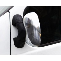 Накладки на зеркала (2 шт) Хромированный пластик для Renault Trafic 2001-2015