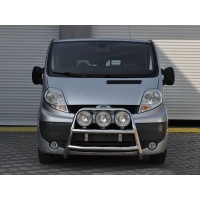 Кенгурятник WT018 (нерж.) для Renault Trafic 2001-2015