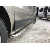 Renault Trafic 2015+ Бічні пороги Premium (2 шт, нерж) 60 мм, коротка база - 54640-11