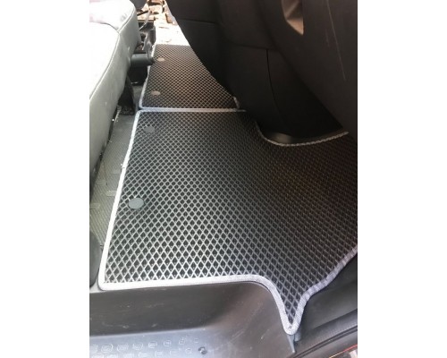 Поліуретанові килимки (2 шт, EVA, чорні) для Renault Trafic 2015+ - 64620-11