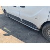 Renault Trafic 2015+ Бічні пороги Premium (2 шт, нерж) 60 мм, коротка база - 54640-11