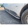 Renault Trafic 2015+ Бічні пороги Premium (2 шт, нерж) 60 мм, коротка база - 54640-11