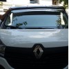 Renault Trafic 2015+ Козырек на лобовое стекло (черный глянец, 5мм) - 71823-11