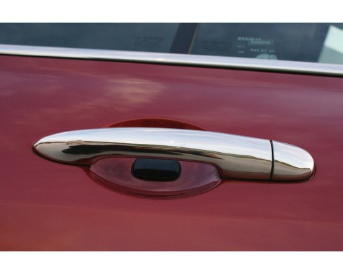 Накладки на ручки (4 шт., нерж.) для Renault Velsatis 2006+ - 48805-11