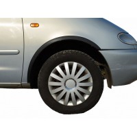 Накладки на арки (4 шт, чорні) для Seat Alhambra 1996-2010