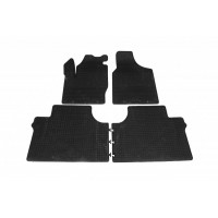 Резиновые коврики Polytep (4 шт, резина) для Seat Alhambra 1996-2010