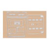 Декоративная накладка на панель Титан для Seat Alhambra 1996-2010 - 66548-11