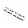 Накладки на ручки (4 шт, нерж) OmsaLine - Італійська нержавіюча сталь для Seat Alhambra 2010+ - 49742-11
