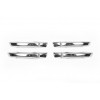 Накладки на ручки (4 шт, нерж) OmsaLine - Італійська нержавіюча сталь для Seat Alhambra 2010+ - 49742-11