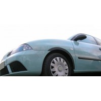 Накладки на арки (4 шт, чорні) для Seat Ibiza 2002-2009