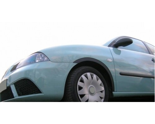 Накладки на арки (4 шт, чорні) для Seat Ibiza 2002-2009