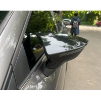 Накладки на зеркала BMW-style (2 шт) для Seat Leon 2013-2020 гг.
