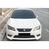 Передняя Lip накладка DPT V-1 (2013-2016, под покраску) для Seat Leon