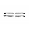 Накладки на ручки (4 шт, нерж) OmsaLine - Італійська нержавіюча сталь для Seat Toledo 2012+ - 51250-11