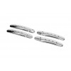 Skoda Citigo 2011+ Накладки на ручки з дірочками (4 шт, нерж) OmsaLine - Італійська нержавіюча сталь - 54329-11