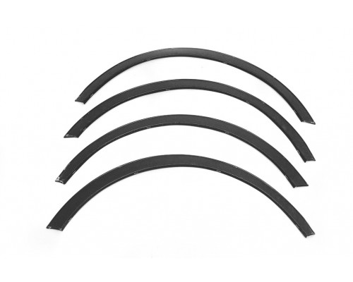 Накладки на арки (4 шт, черные) для Skoda Fabia 2007-2014 - 55816-11
