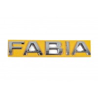 Надпись Fabia (130 мм на 22мм) для Skoda Karoq
