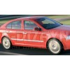 Молдинг дверний (4 шт, нерж) Carmos - Турецька сталь для Skoda Octavia II A5 2006-2010 - 79843-11