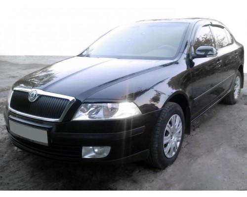 Ветровики LiftBack (4 шт, HIC) для Skoda Octavia II A5 2006-2010 - 66673-11