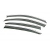 Ветровики с хромом Niken Luxury (SD, 4 шт) для Skoda Octavia II A5 2006-2010 гг