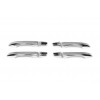 Накладки на ручки (4 шт, нерж) OmsaLine - Італійська нержавіюча сталь для Skoda Octavia III A7 2013-2019 - 50463-11