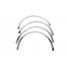 Накладки на арки (4 шт, нерж) для Skoda Octavia III A7 2013-2019 - 80279-11