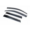 Ветровики с хромом SD (4 шт, Niken) для Skoda Rapid 2012+ - 57473-11