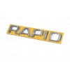 Надпись Rapid (130 мм на 22мм) для Skoda Rapid 2012+