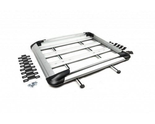 Багажник с поперечинами и сеткой (100см на 120см) Серый для Skoda Roomster 2007+ - 78400-11