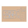 Накладки на панель (Meric) Титан для Skoda Roomster 2007+ - 56050-11