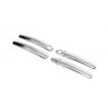 Накладки на ручки (2 шт, нерж) OmsaLine - Італійська нержавіюча сталь для Skoda Roomster 2007+ - 48831-11