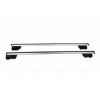 Перемычки на встроенные рейлинги под ключ Bold Bar V2 (2 шт) Черные для Skoda Roomster 2007↗ гг.