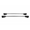 Перемычки на встроенные рейлинги под ключ Bold Bar V2 (2 шт) Черные для Skoda Roomster 2007↗ гг.