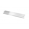 Окантовка вікон (4 шт, нерж) для Skoda Superb 2001-2009 - 79692-11