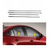 Окантовка вікон (4 шт, нерж) для Skoda Superb 2001-2009 - 79692-11