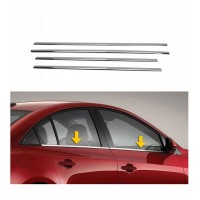 Окантовка вікон (4 шт, нерж) для Skoda Superb 2001-2009