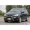 Кенгурятник WT004 (нерж) для SsangYong Action 2006+