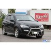 Кенгурятник WT004 (нерж) для SsangYong Action 2006+