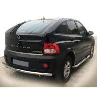 Задній захист AK002 (нерж) для SsangYong Action 2006+