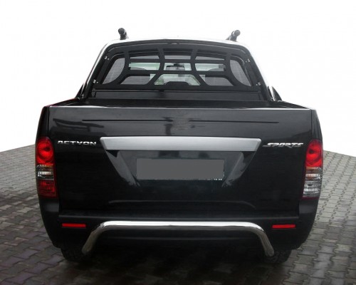 Задній захист AK006 (нерж) для SsangYong Action 2006+