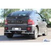 Задній захист AK005-2 (нерж) для SsangYong Action 2006+