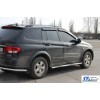 Бічні труби BB002 (2 шт, нерж.) для SsangYong Kyron 2008+