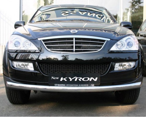 Передній ус ST008 (нерж) для SsangYong Kyron 2008+