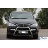 Кенгурятник WT003 (нерж) для SsangYong Kyron 2008+ - 75565-11