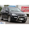 Кенгурятник WT003 (нерж) для SsangYong Kyron 2008+ - 75565-11