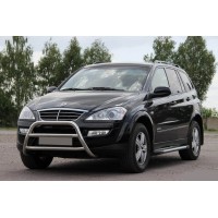 Кенгурятник WT022 (нерж) для SsangYong Kyron 2008+
