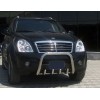 Кенгурятник QT006 (нерж) для SsangYong Rexton I 2001-2017